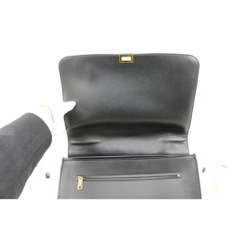CELINE Trapeze Handbag Black Beige - Picture 4 of 7